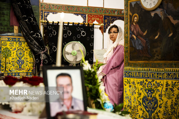 تشییع اولین شهید ارامنه در کلیسا حضرت مریم اصفهان