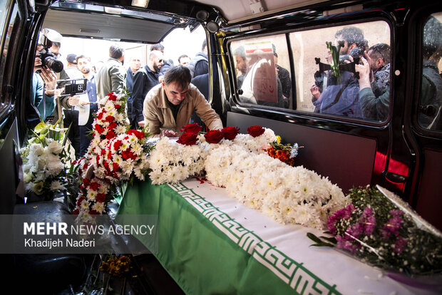 تشییع اولین شهید ارامنه در کلیسا حضرت مریم اصفهان