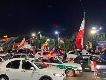 حماسه باشکوه مردم کرمان در شب ۱۲ فروردین