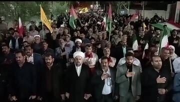 شکوه حماسی در فهرج؛ خروش عزاداران در چهلمین روز شهادت قائد امت