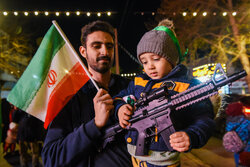 وداع با شهید عباس عسگری در اجتماع شبانه مردم البرز