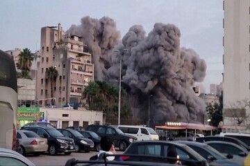 VIDEO: Civilian vehicles set ablaze by Israel in Beirut