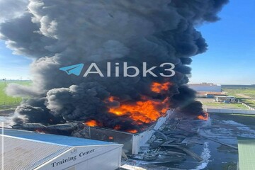 حمله پهپادی به مخازن شرکت «کاسترول» در اربیل+ فیلم