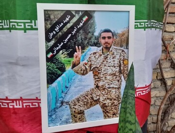 وداع باشکوه مردم داران با شهید دهه‌هشتادی امیرحسین سلیمانی