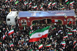 تہران میں شہید تنگسیری کی شاندار آخری رسومات، عوام کا سمندر اُمڈ آیا