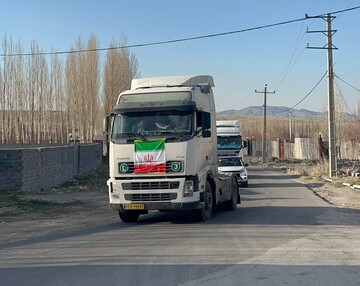 برگزاری رژه خودرویی در دهستان بنه‌کهل به مناسبت روز جمهوری اسلامی
