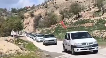 رژه خودرویی خانوادگی مردم ولایتمدار بخش میانکوه