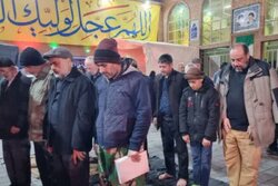 نماز استغاثه امام زمان (عج) در تجمع مردمی دماوند اقامه شد