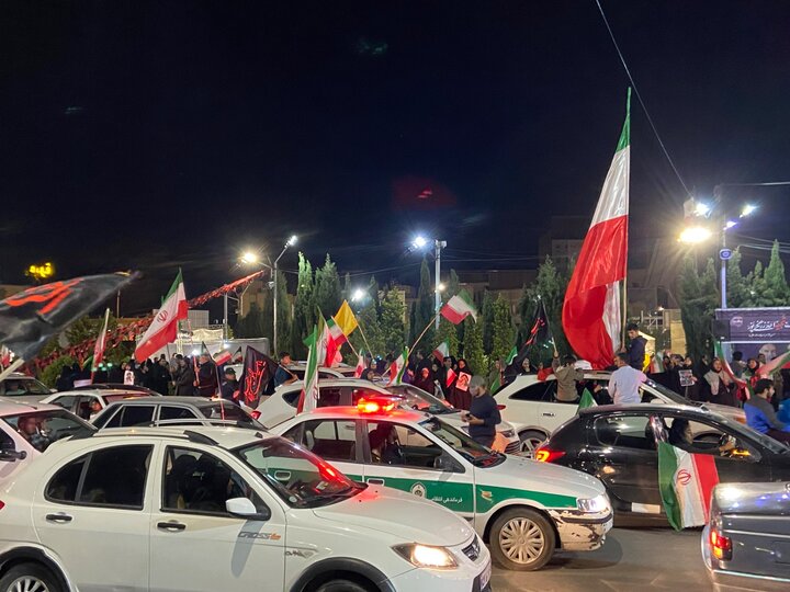 حماسه باشکوه مردم کرمان در شب ۱۲ فروردین
