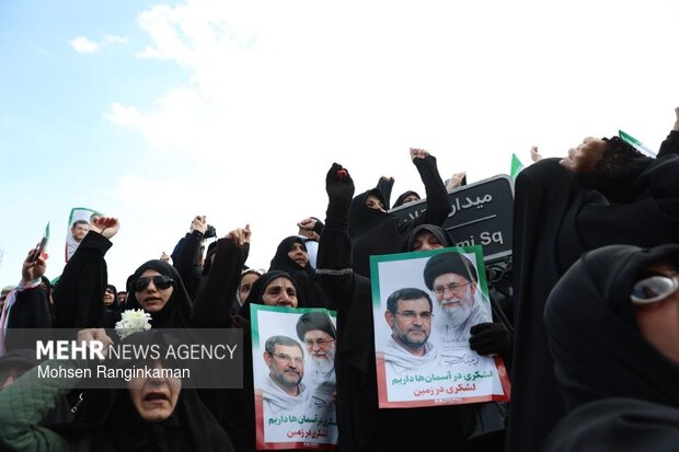 وداع با سردار تنگسیری در تهران