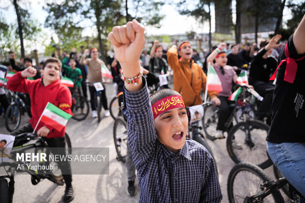 کاروان دوچرخه سواری در رکاب ایران