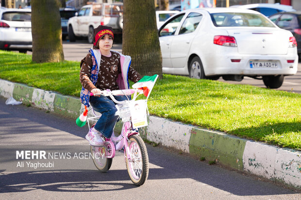 کاروان دوچرخه سواری در رکاب ایران