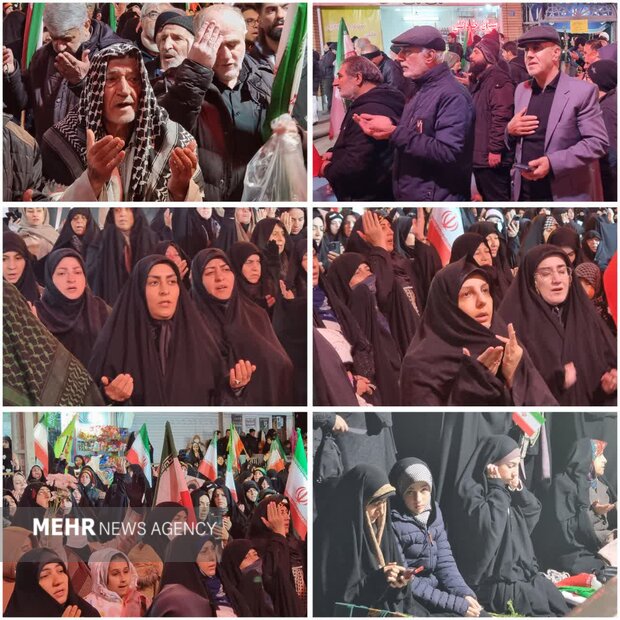 نماز استغاثه امام زمان (عج) در تجمع مردمی دماوند اقامه شد