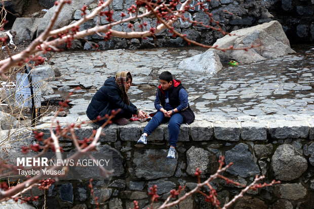 بازدید مسافران نوروزی از گنجنامه همدان