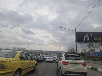 ترافیک بسیارسنگین در همه معابر منتهی به تفرجگاه‌های مشهد