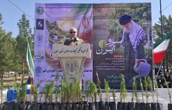 پویش «ایستاده چون سرو» در استان سمنان؛ حیدریان: پای کار ایران می‌مانیم