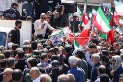 پیکر شهید «علیرضا تنگسیری» رهسپار خانه ابدی شد