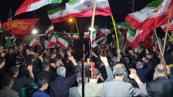 شور حماسی و انقلابی دریادلان گناوه ای در شب های اقتدار