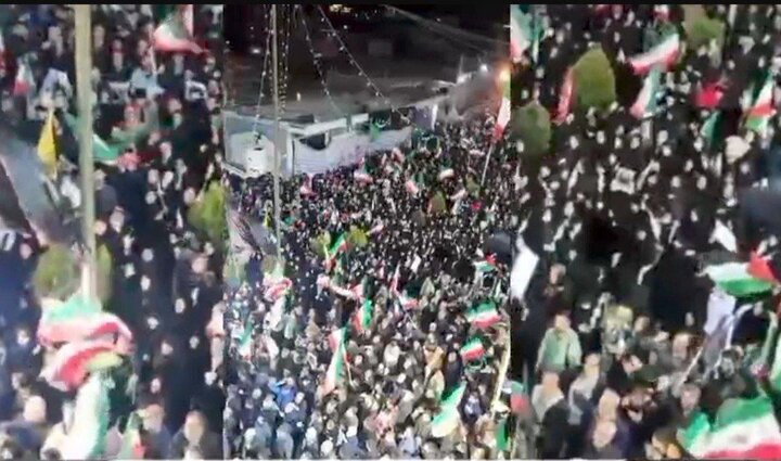 تداوم حضور شبانه زنجانی ها در میدان دفاع از وطن