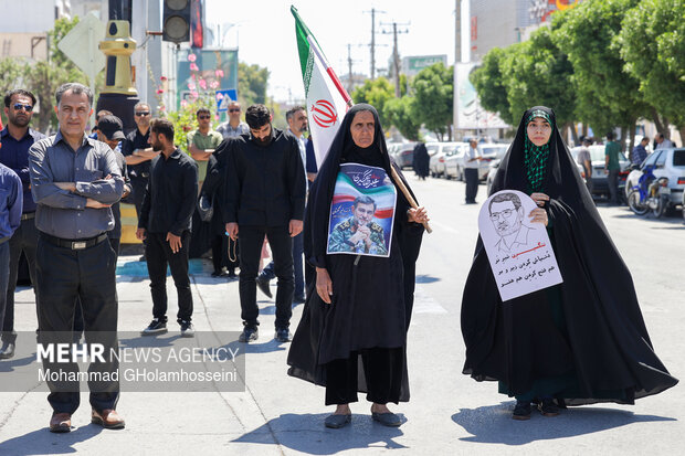 تشییع پیکر مطهر سردار شهید «تنگسیری» در بوشهر