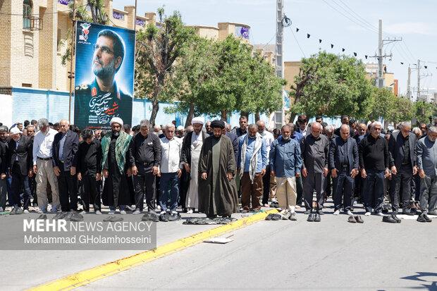 تشییع پیکر مطهر سردار شهید «تنگسیری» در بوشهر