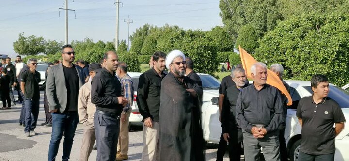 پیکر شهید «علیرضا تنگسیری» در دیلم تشییع شد