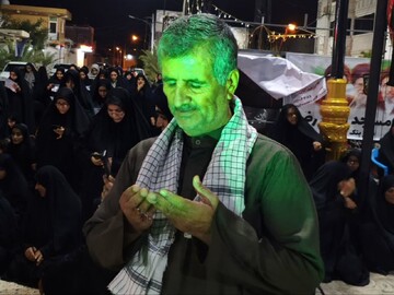 اقامه نماز استغاثه در شهر بنک
