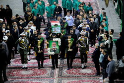 وداع با پیکر امیر سپهبد شهید موسوی در قم