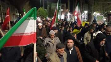 دسته عزاداری مجمع حیدریون در محکومیت هتک حرمت به حسینیه اعظم زنجان