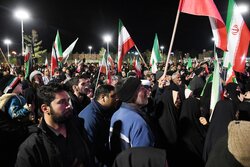 مراسم اربعین رهبر شهید در میدان مادر بیرجند