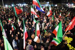 مراسم اربعین رهبر شهید انقلاب در میدان اجتماعات بیرجند