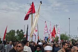 تصاویری از عشایر عرب خوزستان در مراسم تشییع پیکر شهید تنگسیری