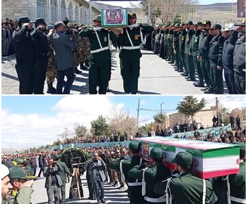 تشییع پیکر مطهر شهید «مهدی رجبی» در الیگودرز+ عکس 