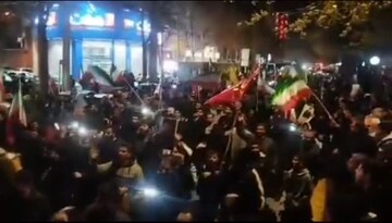 تجمع شبانه مردم نورآباد در شب اربعین قائد شهید امت
