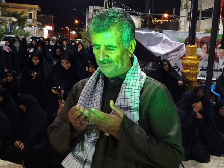اقامه نماز استغاثه در شهر بنک
