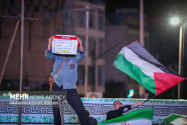 Tehraners denounce US-Israeli aggression against Iran
