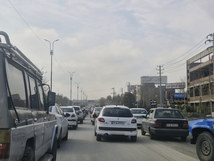 ترافیک سنگین در ورودی‌های تهران