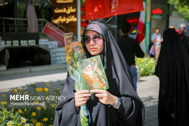 مراسم تشییع پیکر امیر سپهبد شهید موسوی در قم مراسم تشییع پیکر امیر سپهبد شهید موسوی در قم