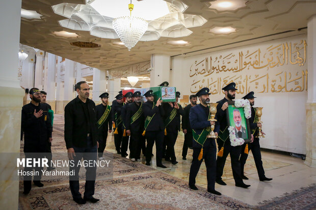 مراسم تشییع شهید سپهبدامیرموسوی در قم