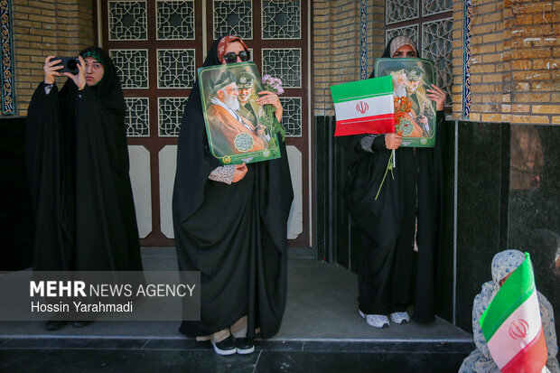 مراسم تشییع شهید سپهبدامیرموسوی در قم