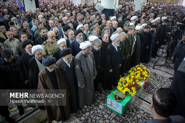 مراسم تشییع شهید سپهبدامیرموسوی در قم