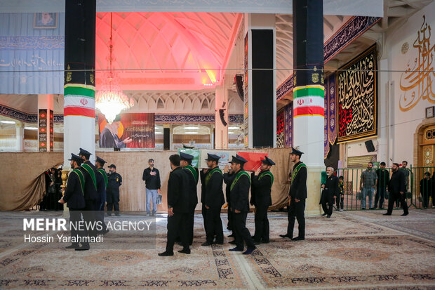 مراسم تشییع شهید سپهبدامیرموسوی در قم