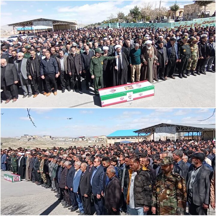تشییع پیکر مطهر شهید «مهدی رجبی» در الیگودرز+ عکس 