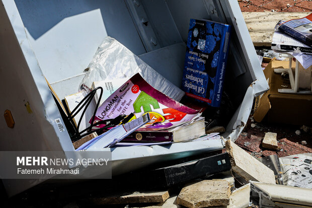 Aftereffect of US-Israel attack on Shahid Beheshti University