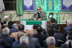 اجتماع مردم انقلابی مشهد در مسجد الزهرا(س)