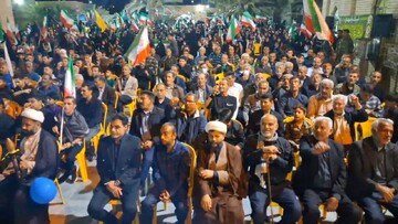 راهپیمایی و اجتماع باشکوه مردم آبدان