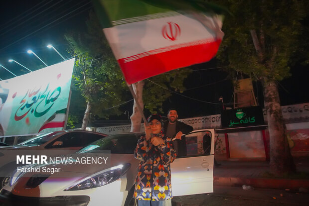 رژه کاروان خودرویی در ساری