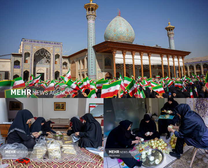 همدلی زیر پرچم شاهچراغ(ع)؛ از نذر طلا تا توزیع بسته‌های معیشتی