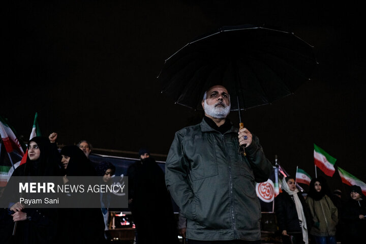 التجمعات الليلية لاهالي طهران