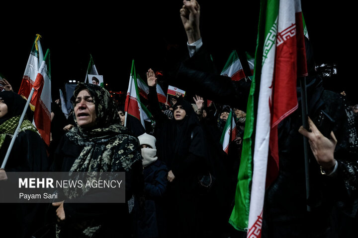 التجمعات الليلية لاهالي طهران